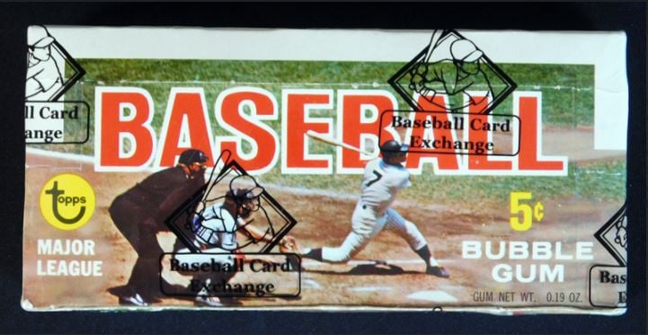 1968 topps baseball wax box