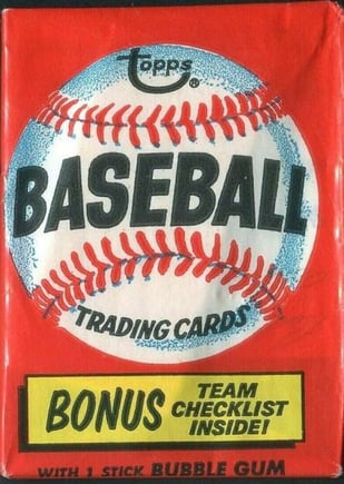 1974 topps baseball wax pack