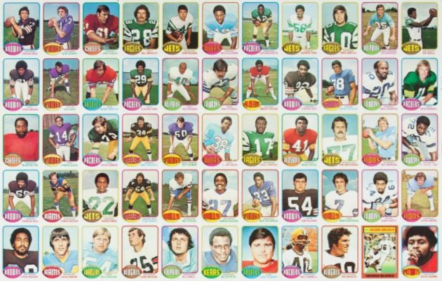 1976 topps football set image
