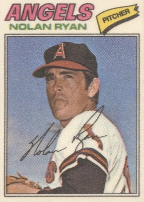 1977-Topps-Cloth-Stickers-Baseball Nolan-Ryan