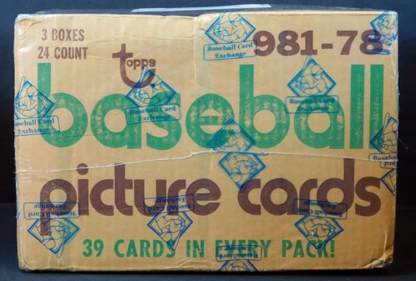 1978 topps baseball rack case