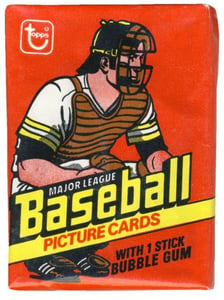 1978 topps baseball wax pack