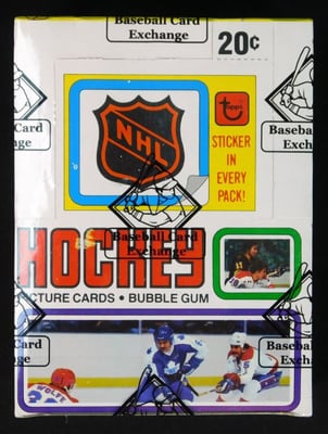 1979 topps hockey wax box