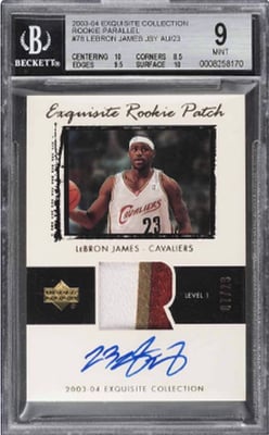 2003-04-LeBron-James-Exquisite-Rookie-Patch-Parallel-23