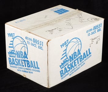 1987 fleer basketball case