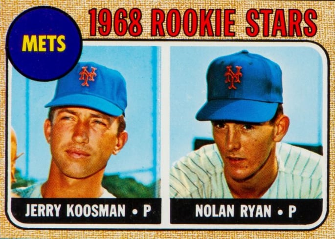 1968 topps nolan ryan rookie 177