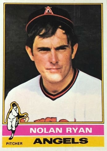 Download Nolan Ryan Bloody Baseball Card Wallpaper