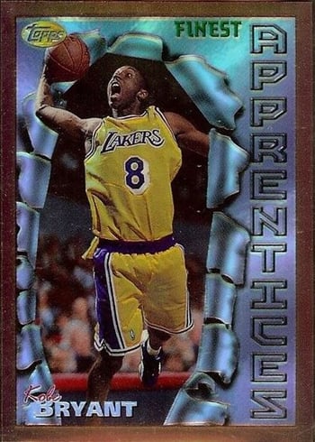 1996 Topps Finest Refractor Kobe Bryant Rookie #74 w Coating