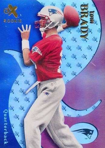 2000 E-X Tom Brady Rookie Card #122