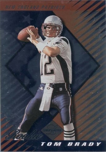2000 Leaf Limited Tom Brady Rookie Refractor Card #378 Limited Edition
