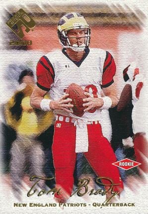 2000 Pacific Private Stock Hobby Tom Brady Rookie Card #128