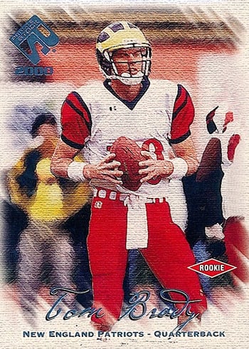 Sold at Auction: Lot of 10 2000 SP Authentic Tom Brady Rookie Card