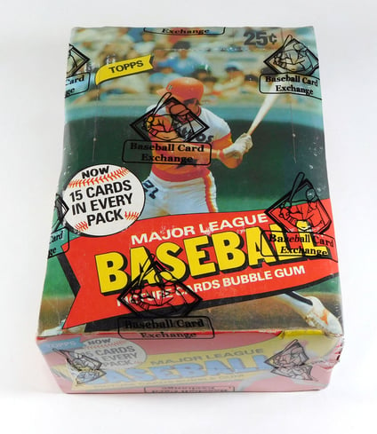 1980 Topps Baseball Box