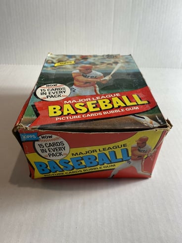 1980 Topps Baseball Unopened Wax Pack Box