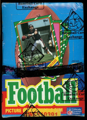 1986 Topps Football BBCE Sealed Unopened 36 Wax Pack Box