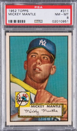 mickey mantle rookie goldin auctions